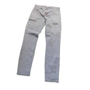 Pistola Size 27 Gray Stretch Skinny Leg zip Pocket Denim Jeans